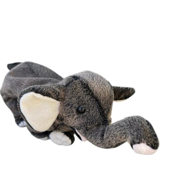 Beanie Baby Ty Trumpet the elephant, gray with tag - Picture 3 of 10